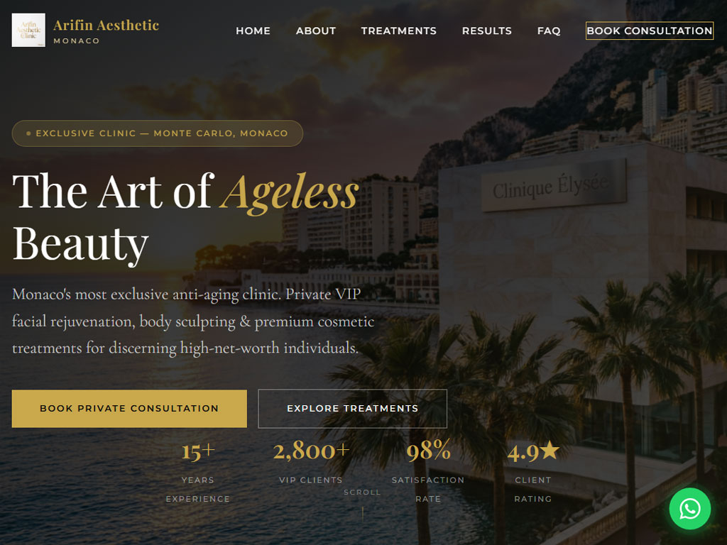 self project aesthetic lead generation landing page
